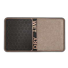 18" x 32" 2-in-1 Wet & Dry Shoe Cleaning Outdoor Floor Mats product